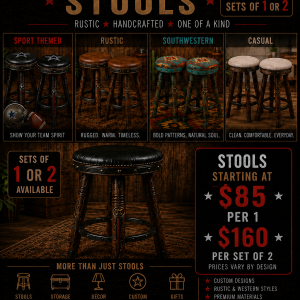Custom Handcrafted Stools