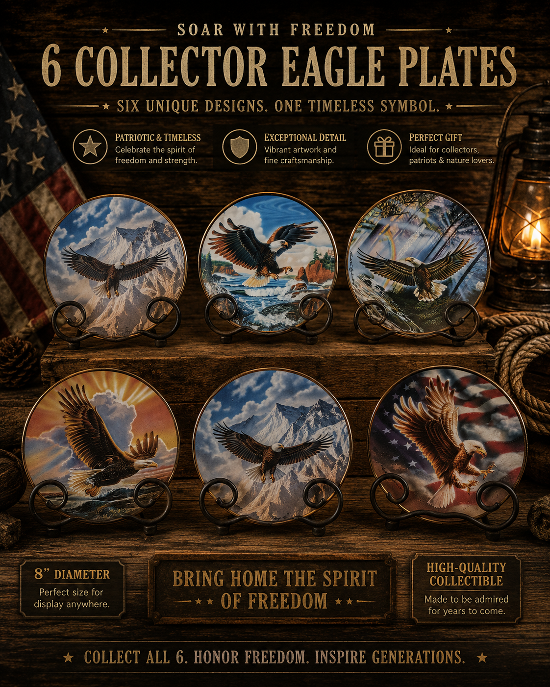 Eagle Decorative Plates