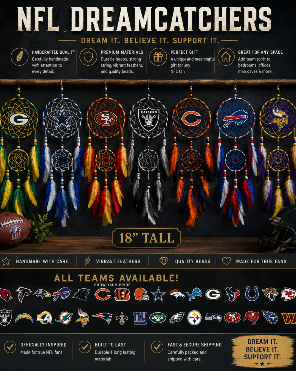 Sports Themed Handcrafted Dreamcatchers