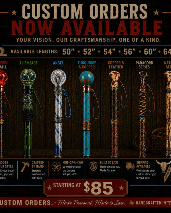 Handcrafted Walking Sticks